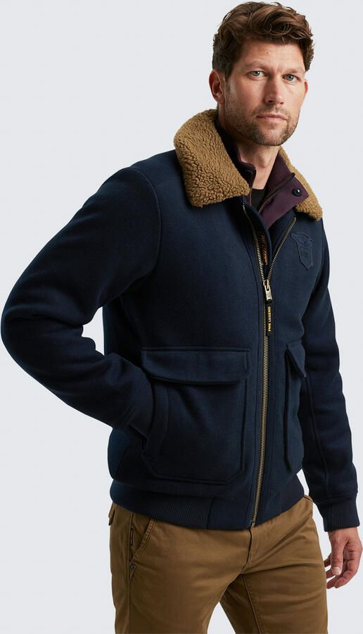PME Legend Vluchtjack Yetlock Dense Wool Blue Heren
