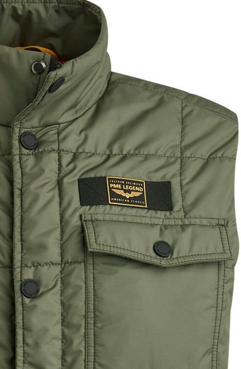 PME Legend Stijlvolle Bodywarmer met Lire Rib Green Heren - Foto 3