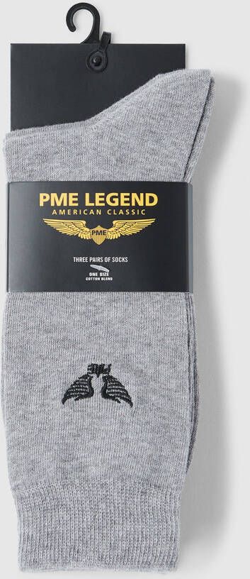 PME Legend sokken set van 3 grijs