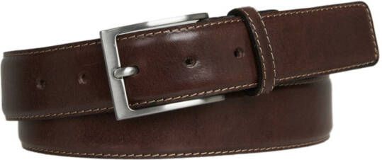 Profuomo leren riem bruin