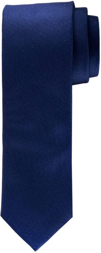Profuomo stropdas donkerblauw 100% zijde - Foto 3