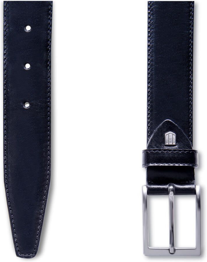 Profuomo riem solid black calf leather - Foto 3