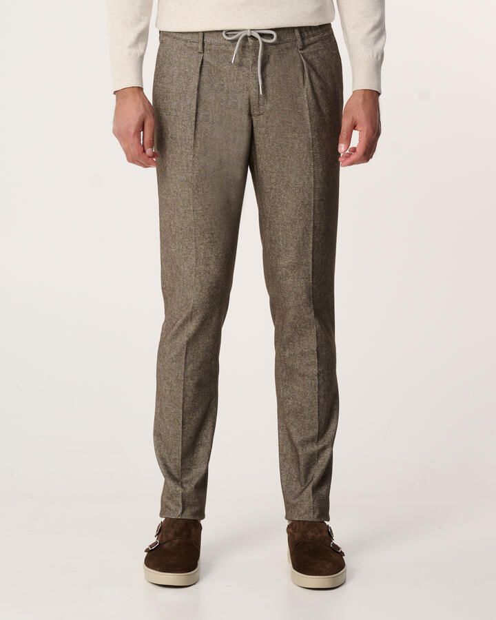 Profuomo Sportieve Bruine Chino Broek Brown Heren