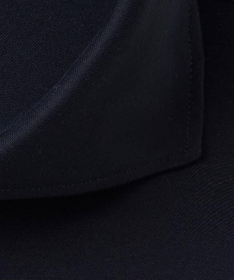 PROFUOMO Heren Overhemden Shirt X-cutaway Japanese Knitted Donkerblauw - Foto 5