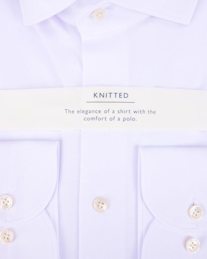 Profuomo Knitted Mercerised Heren Overhemd LM - Foto 7