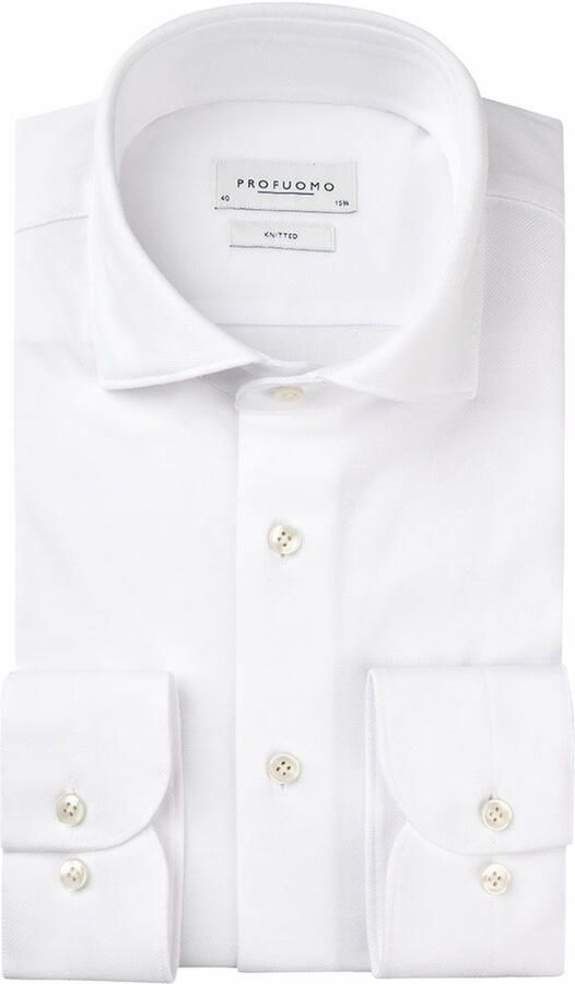 Profuomo Knitted Mercerised Heren Overhemd LM - Foto 6