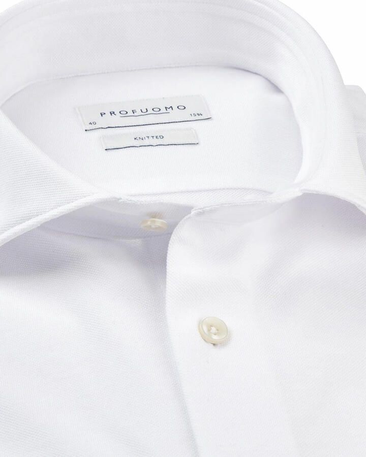 Profuomo Knitted Mercerised Heren Overhemd LM - Foto 5