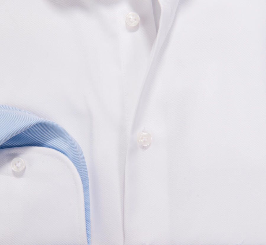 Profuomo Witte Business Overhemd van Katoen White Heren - Foto 6