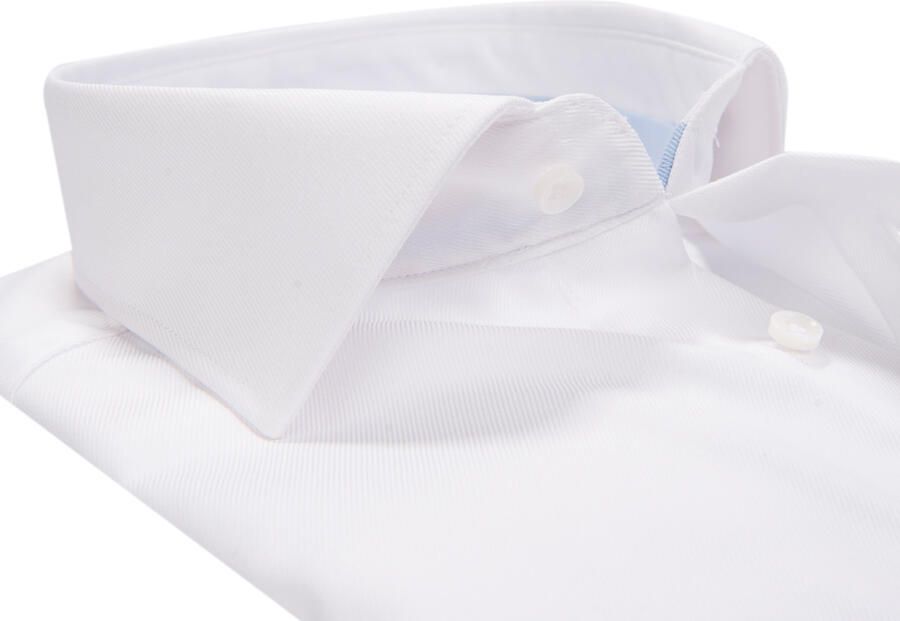 Profuomo Witte Business Overhemd van Katoen White Heren - Foto 10