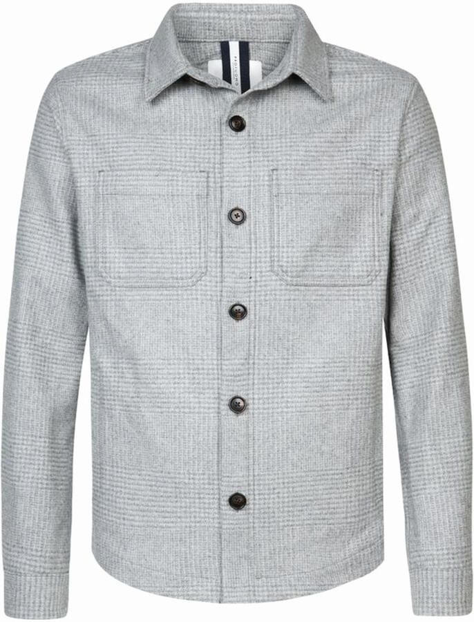 PROFUOMO Heren Overshirts Overshirt Check Grijs - Foto 2