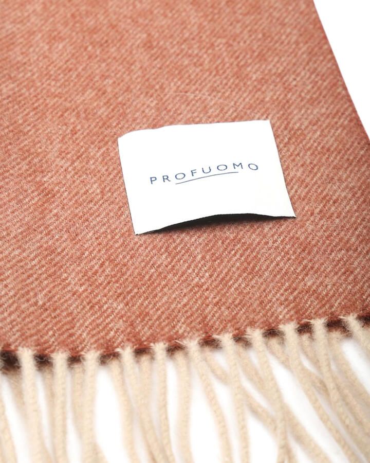 Profuomo Sjaal Lamswol Rust