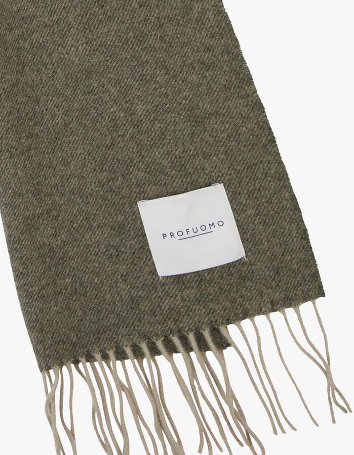 Profuomo Sjaal Lamswol Groen