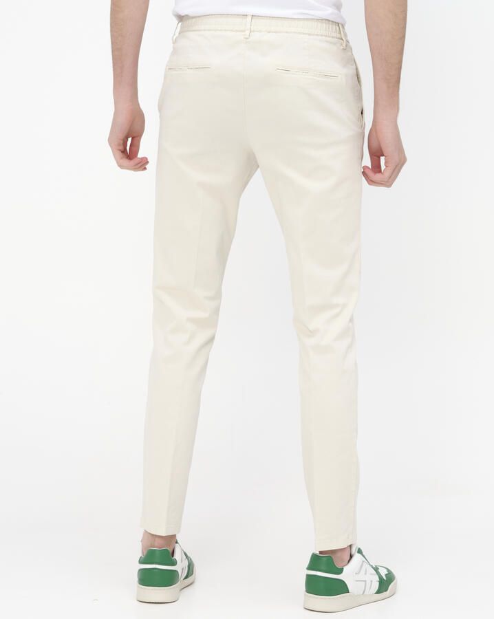 Profuomo Heren Chino Broek in Zand Beige Heren - Foto 5