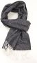 Profuomo Sjaal Lamswol Donkerblauw - Thumbnail 2