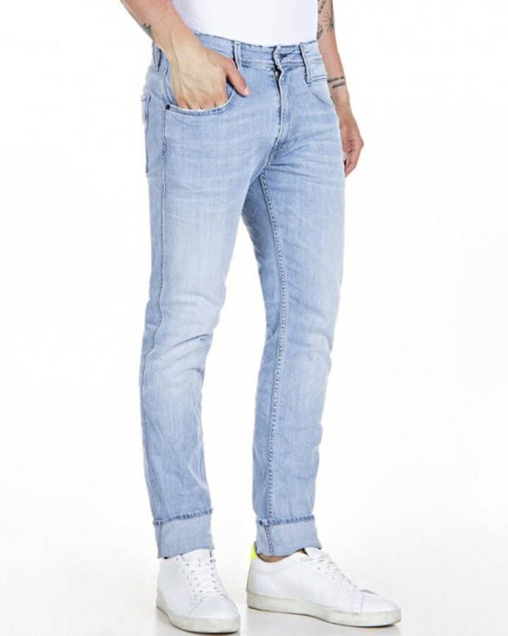 Replay Donkerblauwe Slim Fit Stretch Jeans Blue Heren