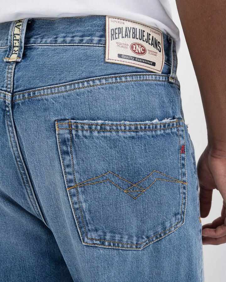 Replay Straight Jeans 12 OZ RECYCLED M9Z1 .000.800 764 - Foto 3