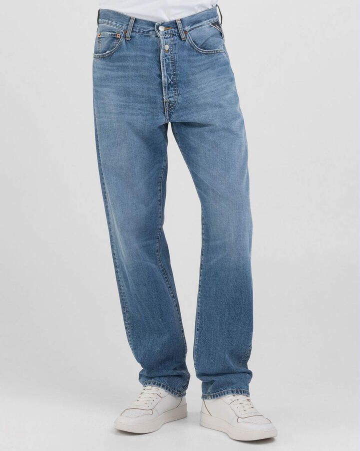 Replay Straight Jeans 12 OZ RECYCLED M9Z1 .000.800 764 - Foto 4
