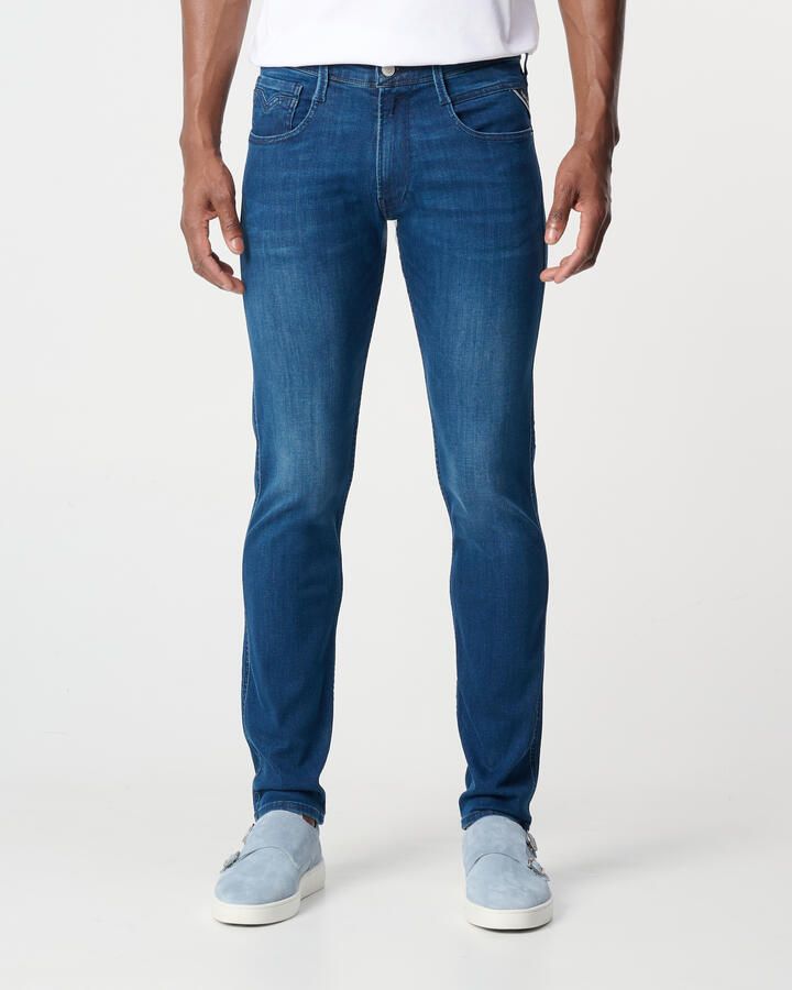 REPLAY ANBASS slim fit jeans medium blue - Foto 4