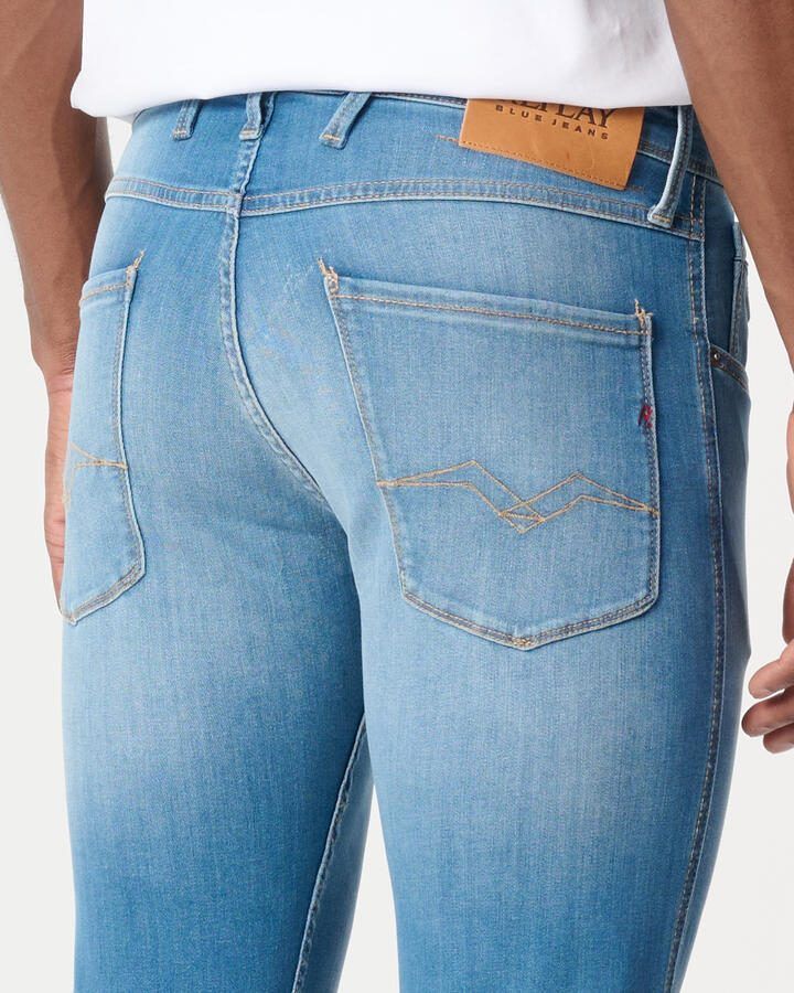 REPLAY ANBASS slim fit jeans medium blue - Foto 5