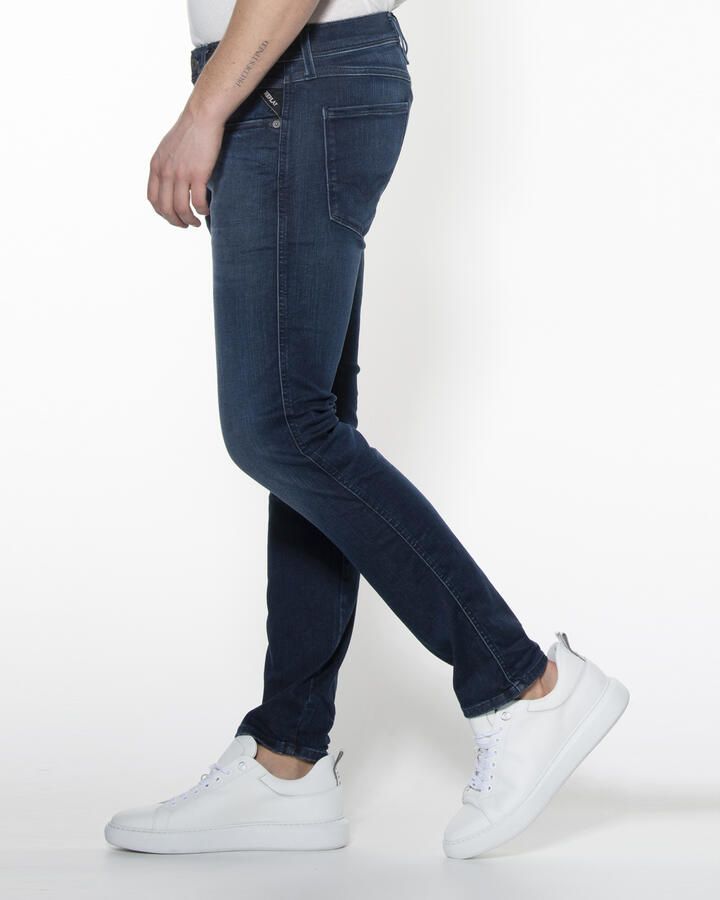 Replay Anbass Hyperflex jeans blauw M914 661 E05 007 Blauw Heren - Foto 4