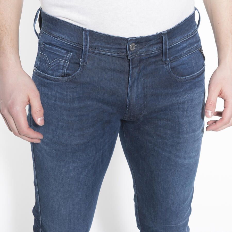 Replay Anbass Hyperflex jeans blauw M914 661 E05 007 Blauw Heren - Foto 2