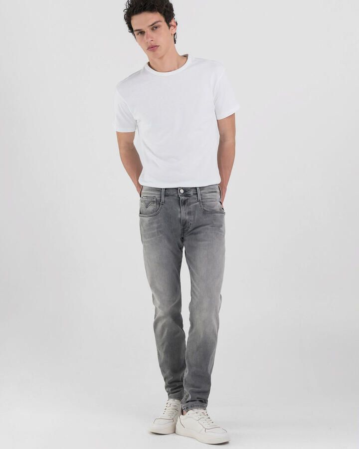 Replay Slim fit jeans in used-look model 'ANBASS'