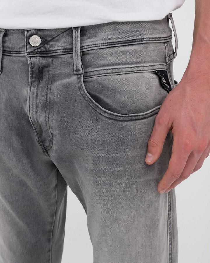 Replay Slim fit jeans in used-look model 'ANBASS' - Foto 3