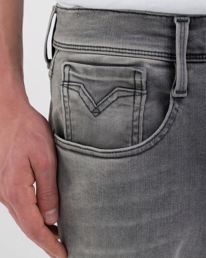 Replay Slim fit jeans in used-look model 'ANBASS' - Foto 4