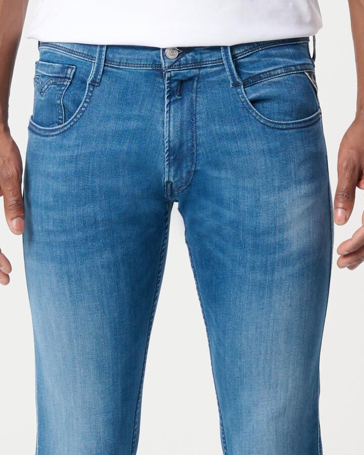 Replay Blue Denim 5-Pocket Broek Blue Heren - Foto 2