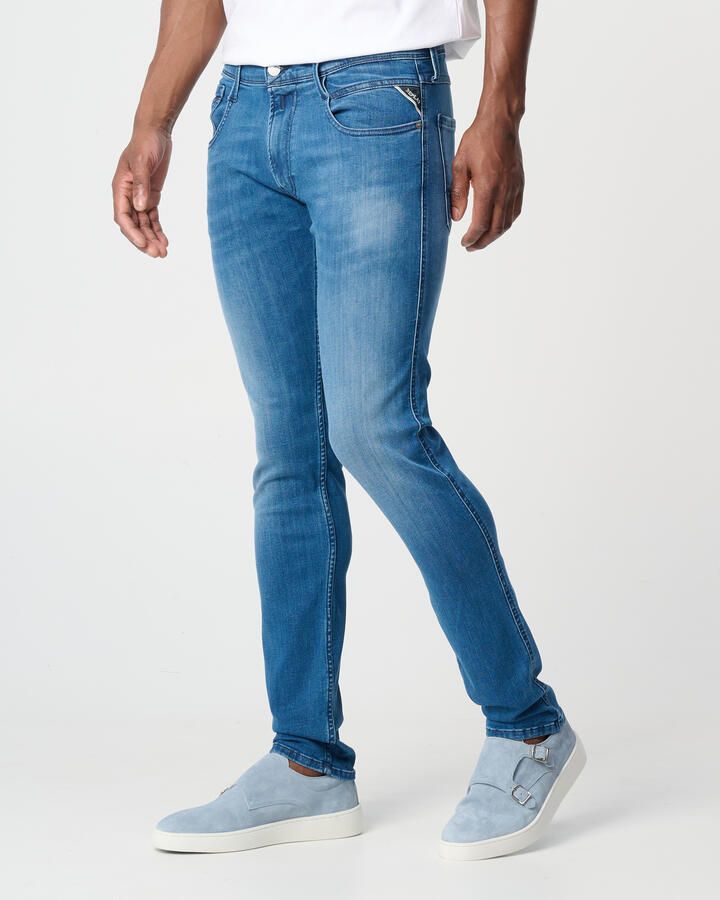 Replay Blue Denim 5-Pocket Broek Blue Heren - Foto 3