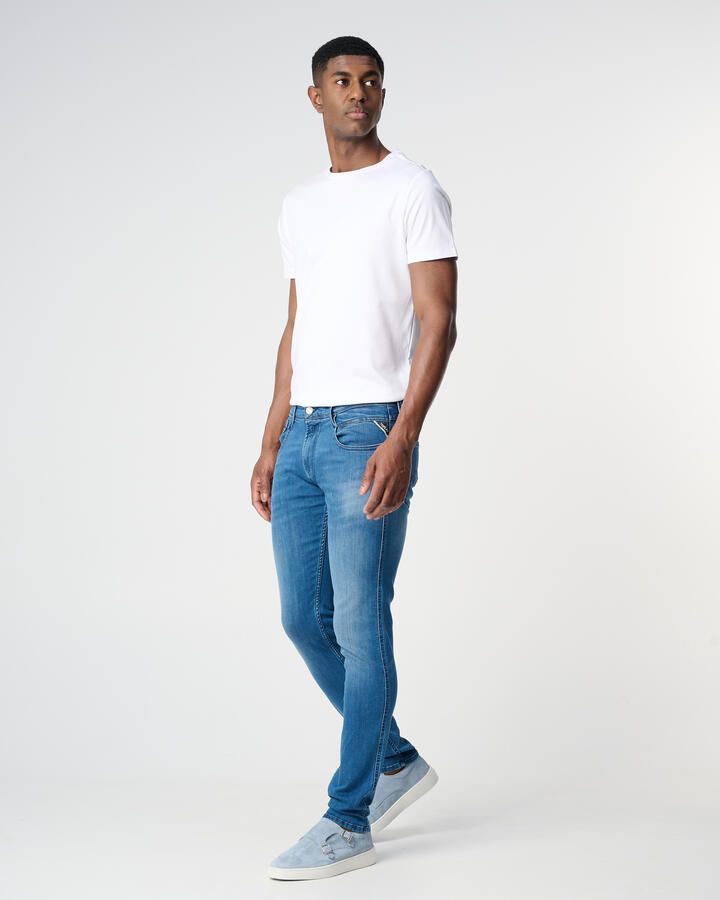 Replay Blue Denim 5-Pocket Broek Blue Heren - Foto 4