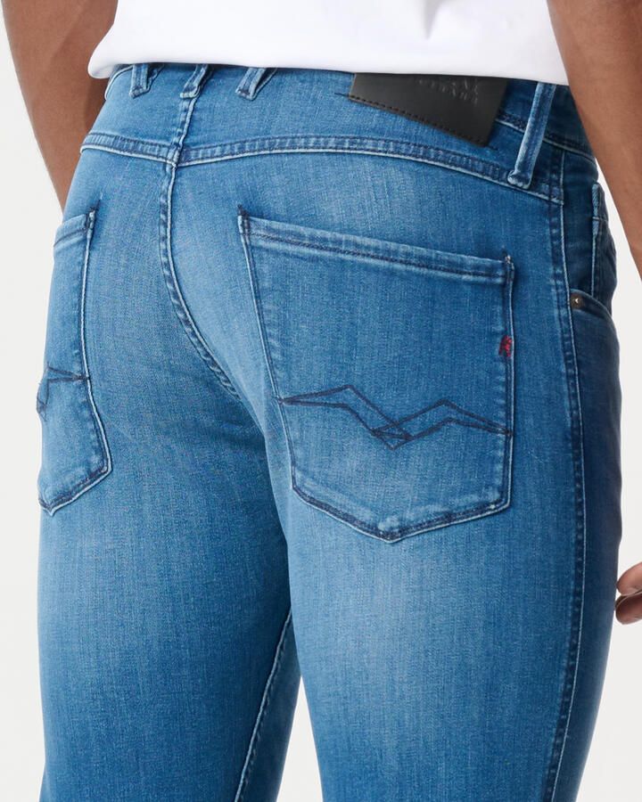 Replay Blue Denim 5-Pocket Broek Blue Heren - Foto 5