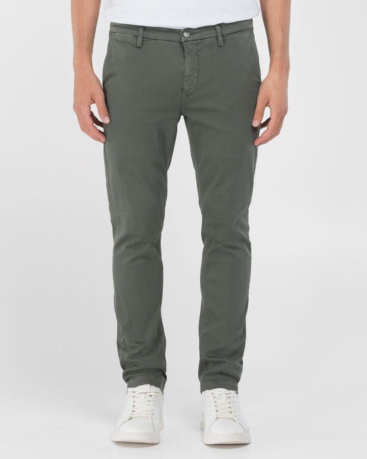 Replay Groene chino broek Green Heren - Foto 4