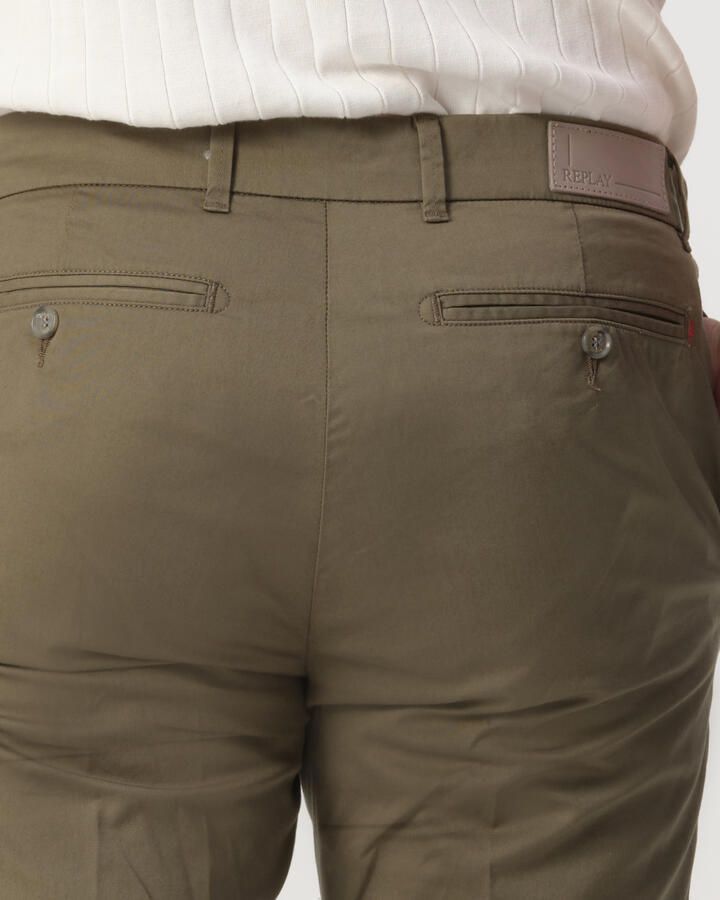 REPLAY Heren Jeans Brad Pants Groen - Foto 4