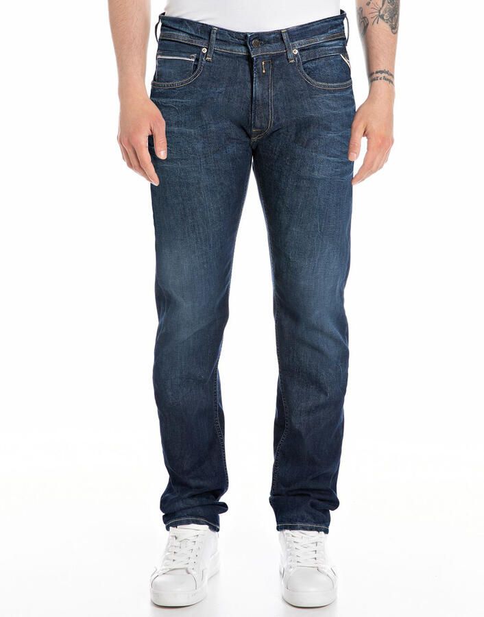 Replay Straight leg jeans in 5-pocketmodel model 'GROVER' - Foto 2