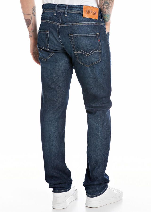 Replay Straight leg jeans in 5-pocketmodel model 'GROVER'