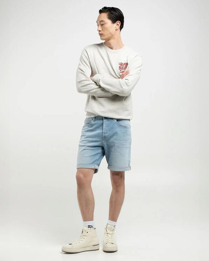 REPLAY Heren Jeans Rbj.981 Short Lichtblauw - Foto 3