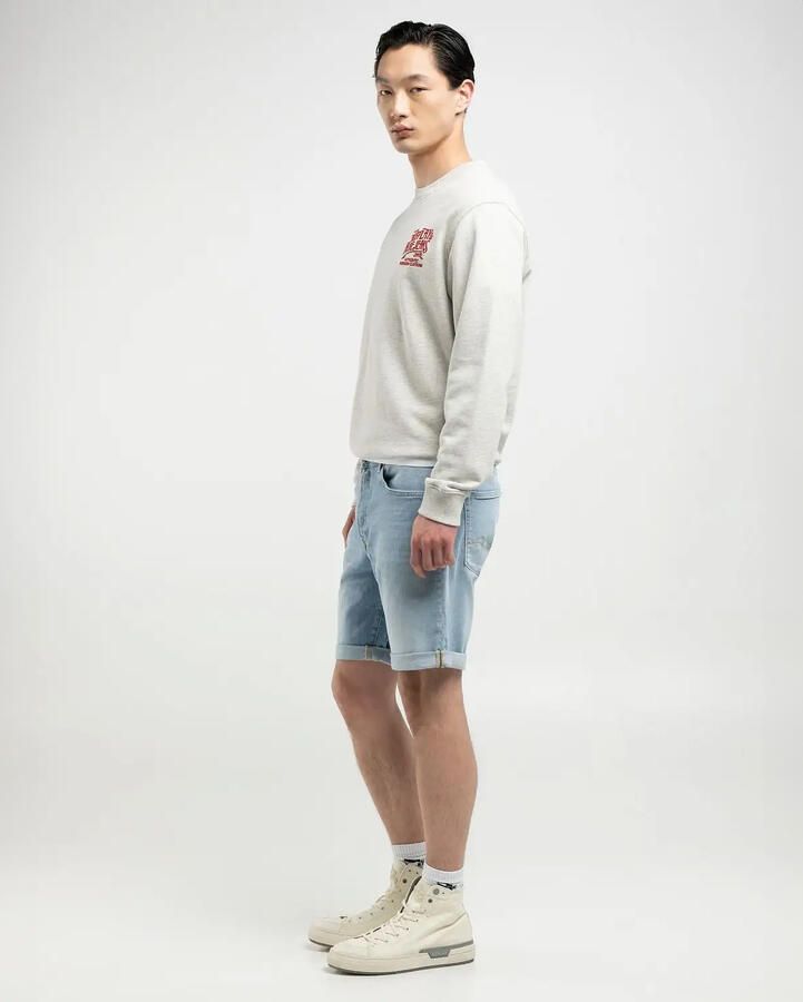 REPLAY Heren Jeans Rbj.981 Short Lichtblauw