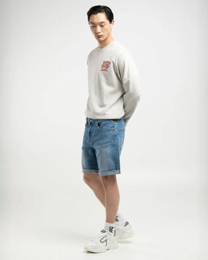 REPLAY Heren Jeans Rbj.981 Short Blauw - Foto 2