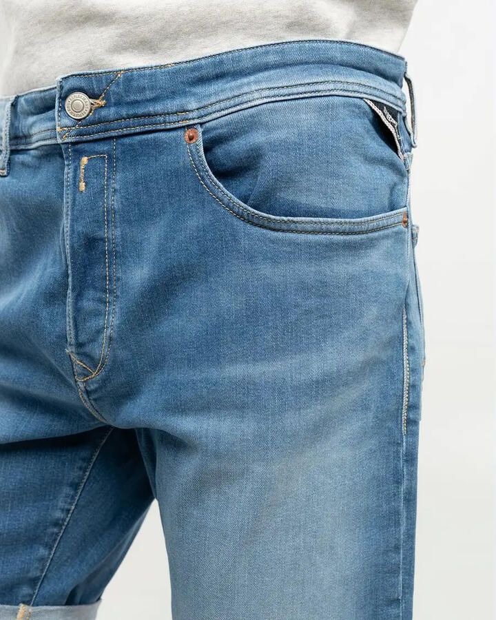 REPLAY Heren Jeans Rbj.981 Short Blauw - Foto 3