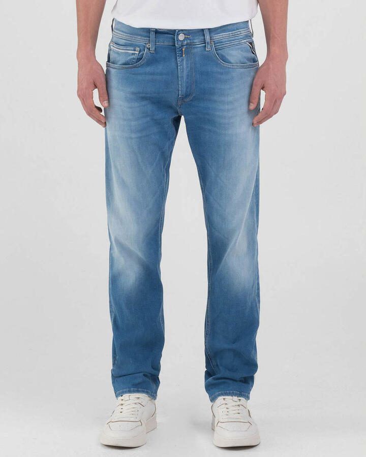 REPLAY GROVER straight leg straight leg jeans blauw - Foto 5