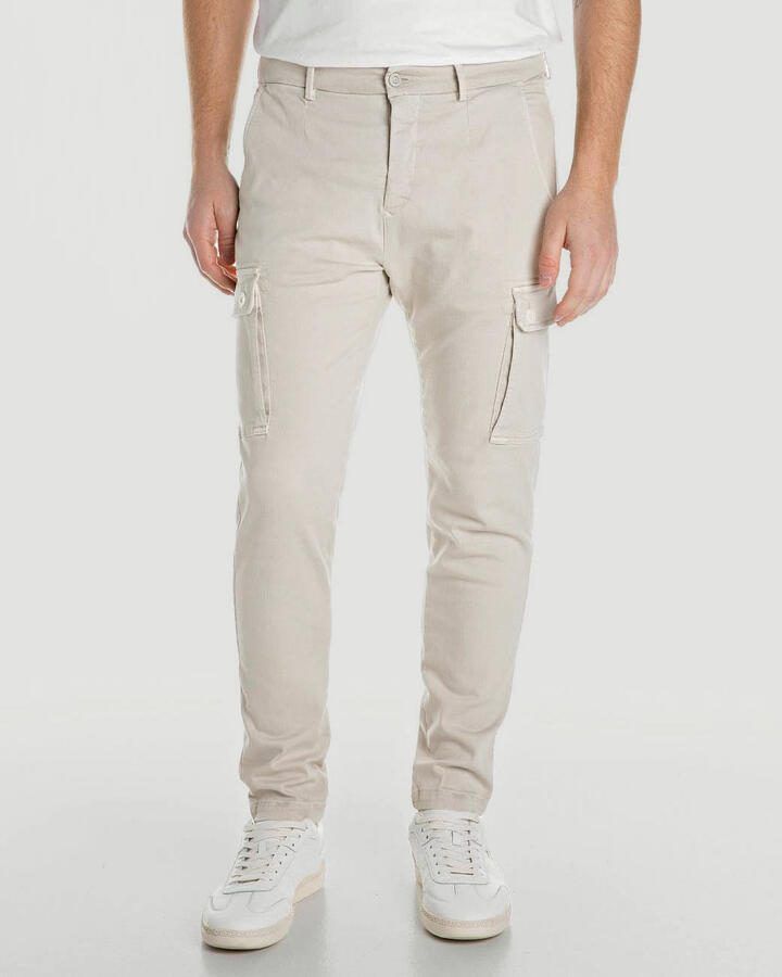 Replay Beige Jeans Stijlvol Model Beige Heren