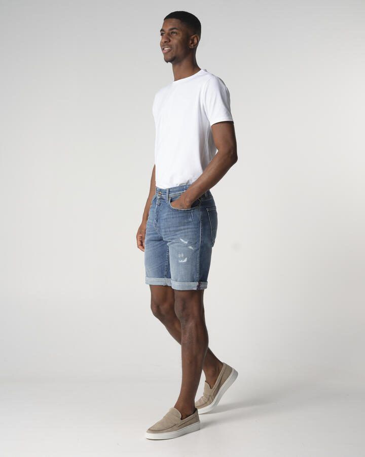 Replay RBJ.981 Aged-Destroyed Heren Short - Foto 4