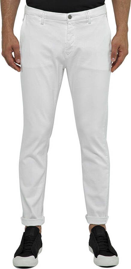Replay Stijlvolle en comfortabele chino-broek White Heren