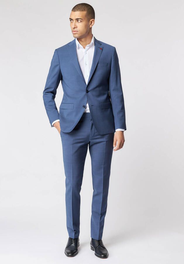 Roy Robson 2-knoops colbert van pure scheerwol met reverskraag - Foto 6