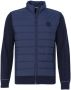 Scotch & Soda Blauwe Gewatteerde Jas Padded Jacket With Knitted Sleeve And Back Panel - Thumbnail 2
