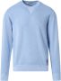 SCOTCH & SODA Heren Truien & Vesten Garment Dyed Structured Sweatshirt Blauw - Thumbnail 3