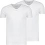 Slater 2-pack The Perfect T-shirt 10+10 V-Hals Wit - Thumbnail 1