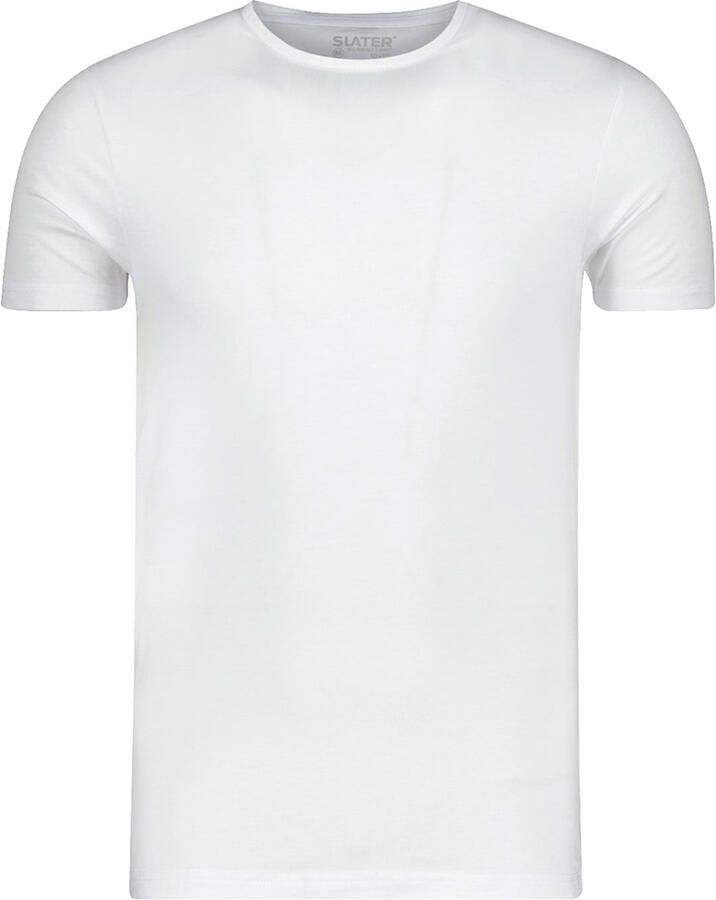 Slater 2-pack The Perfect T-shirt 10+10 O-Hals Wit - Foto 3