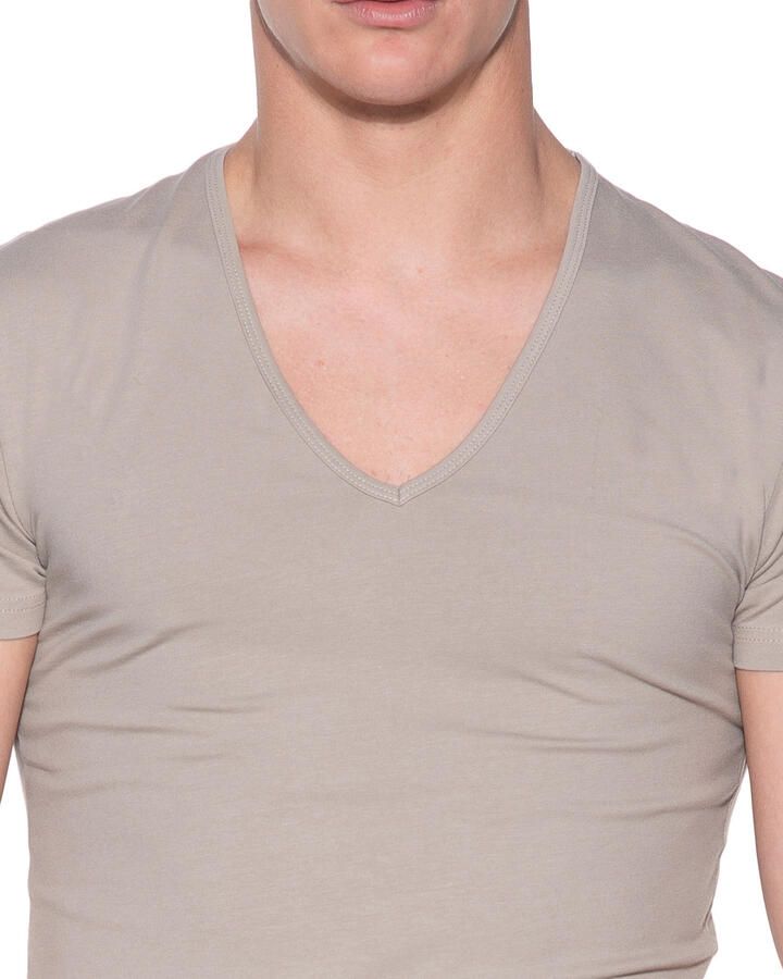 Slater T-shirt 2-pack Stretch Onzichtbaar Ondershirt V-hals